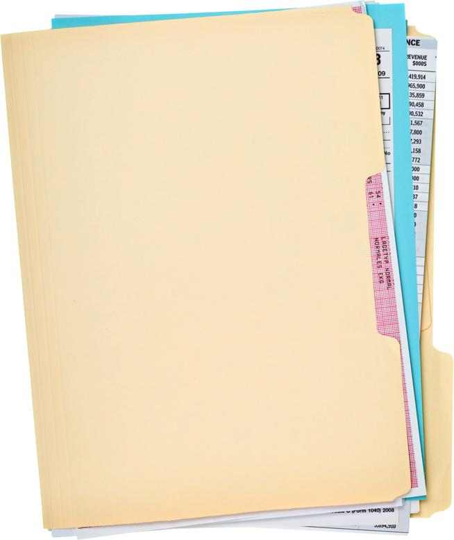 File Folder with Documents